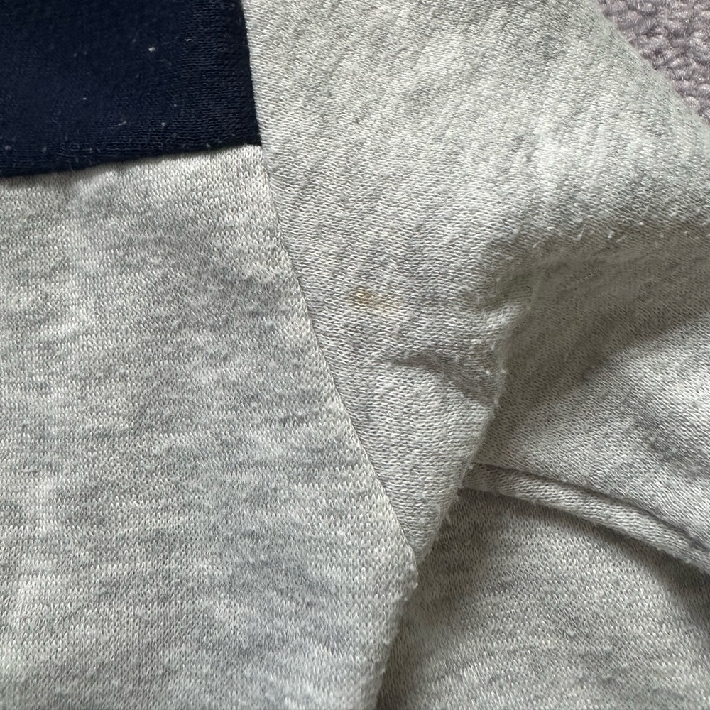 San Francisco Nautical Boyfriend Zip-Up Sweatshirt Navy and Gray ☀️Summer Sale! - Picture 6 of 8